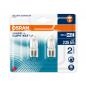 Preview: 2er Pack OSRAM G9 HALOPIN ECO Halogenlampe 20W 2700K warmweiß